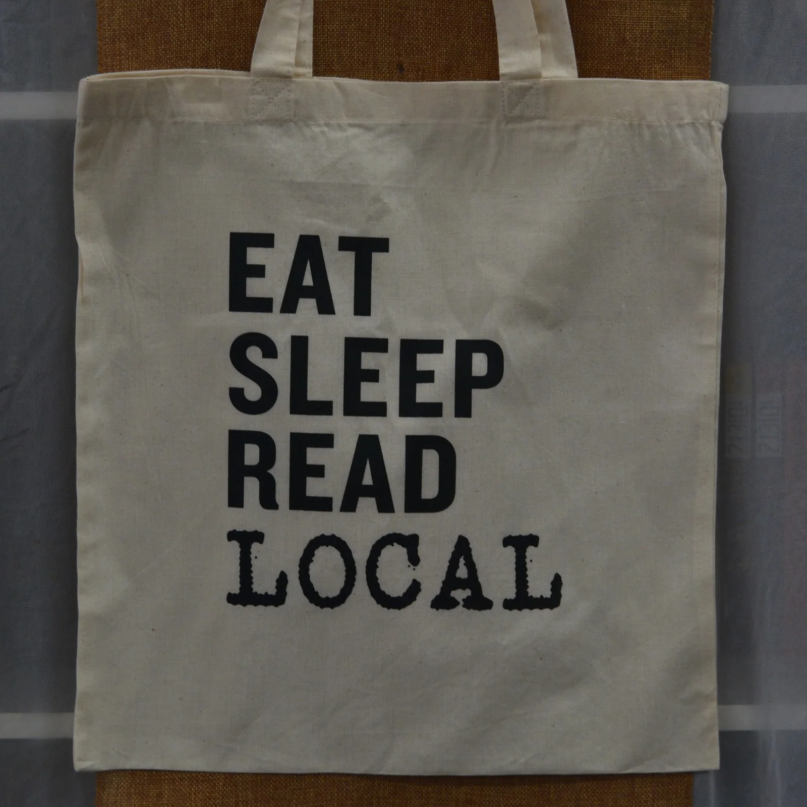 Eat Sleep Read tote bag